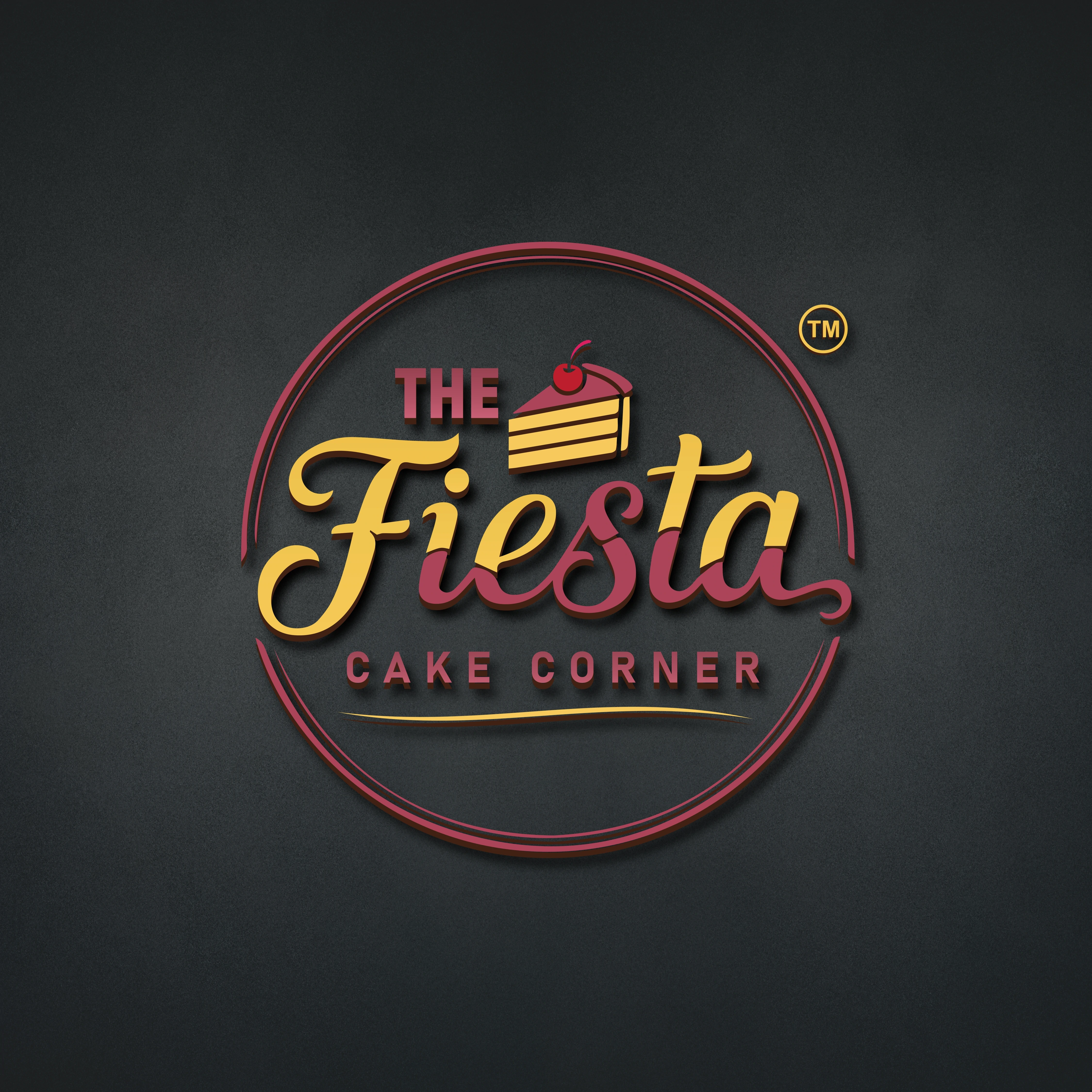 Fiesta Cake bakery logo design