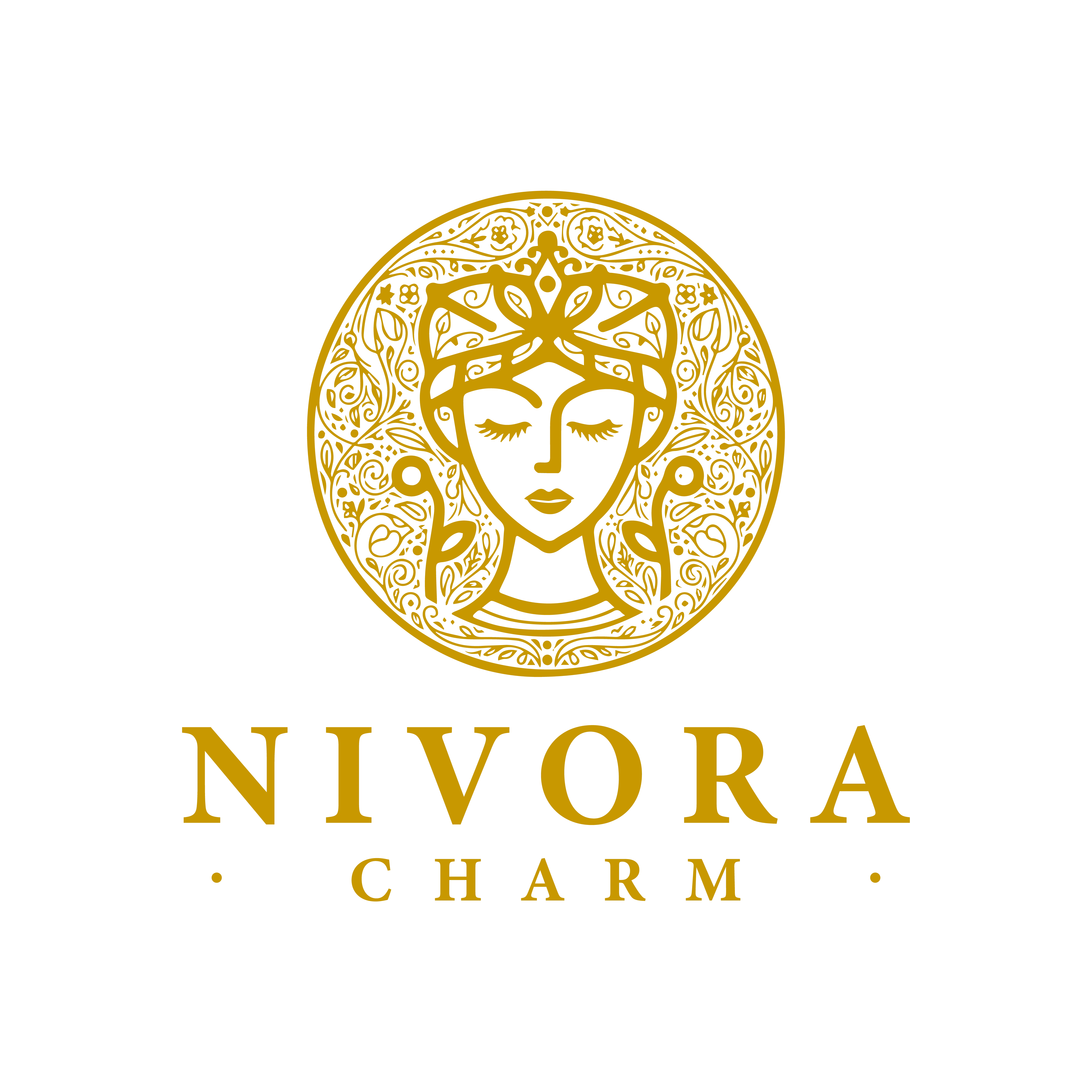 Nivora Charm elegant brand logo design