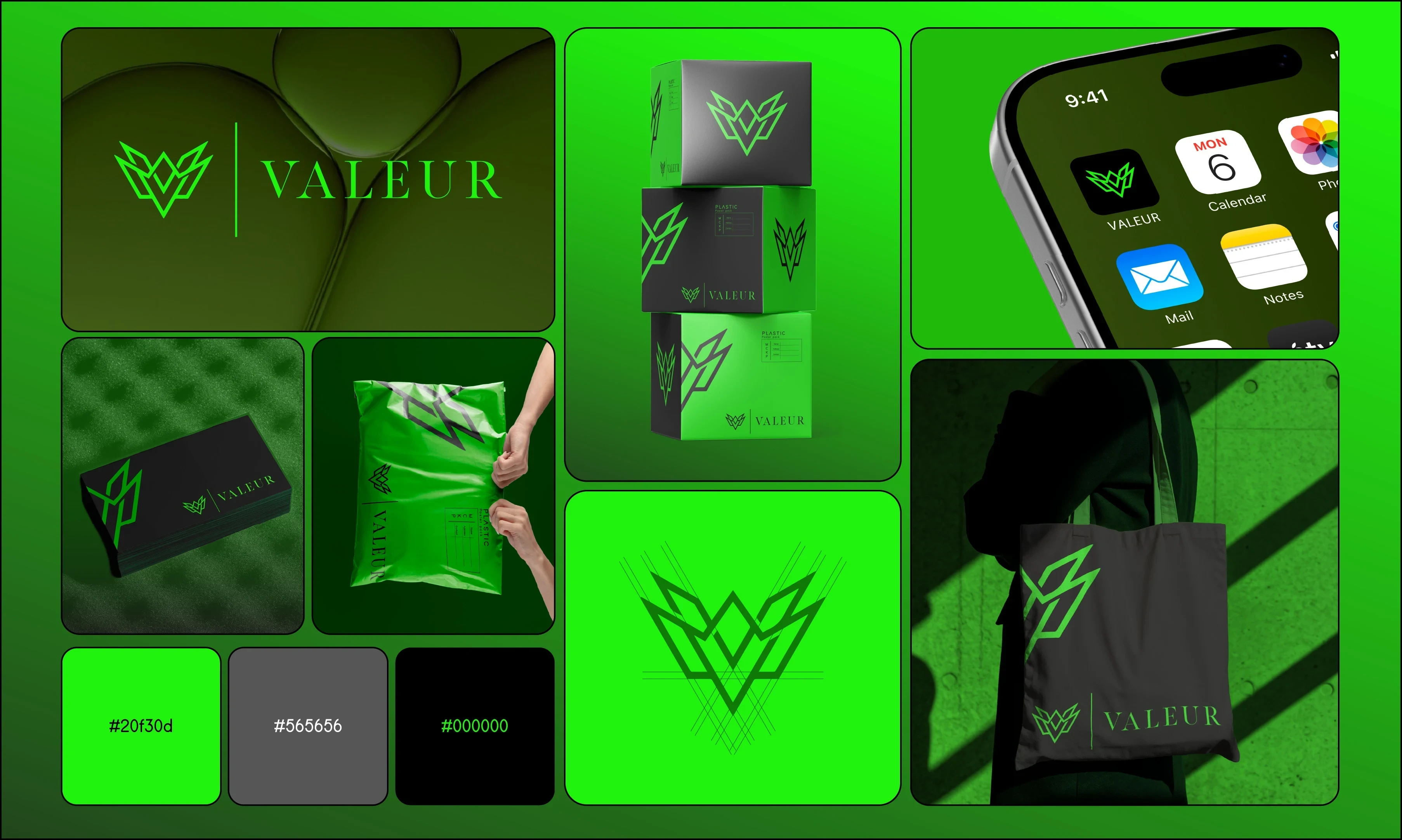 Valeur modern brand identity project